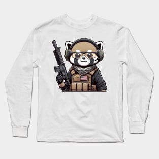 Tactical Tanuki Long Sleeve T-Shirt